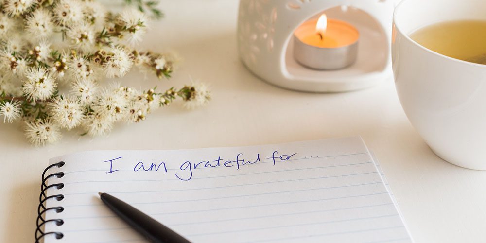 gratitude journal write down