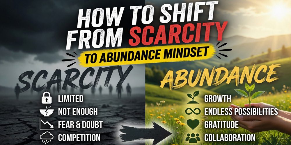 shift from a scarcity to an abundance mindset