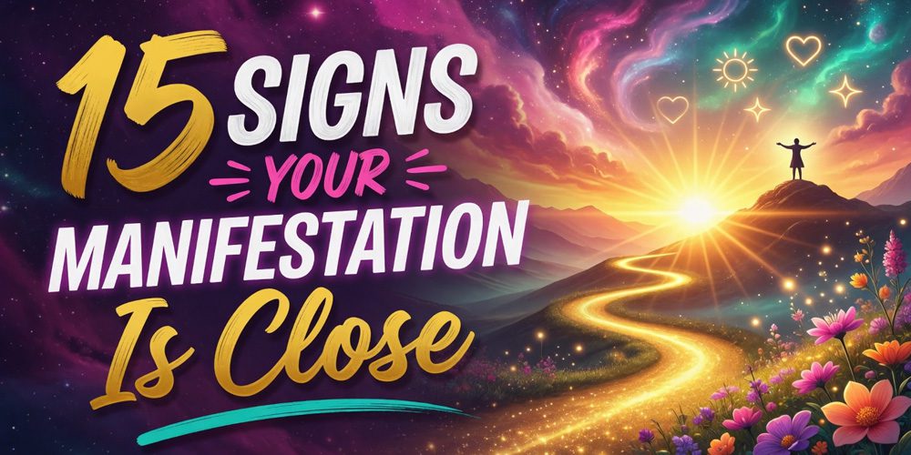 15 signs your manifestation is close guide 2026