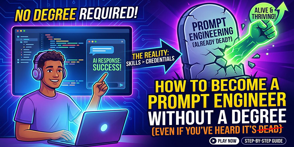 how to become a prompt engineer when you don't know where to start